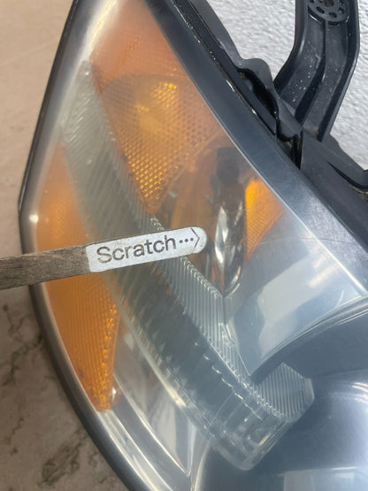 2006 to 2007 Subaru Legacy Right Passenger RH Side Black Headlight Q5239 DW4