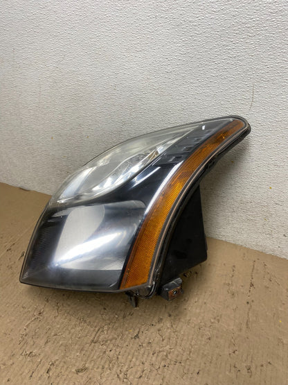 2010-2012 Nissan Sentra Halogen Left Driver LH Black Headlight L6513 DW1
