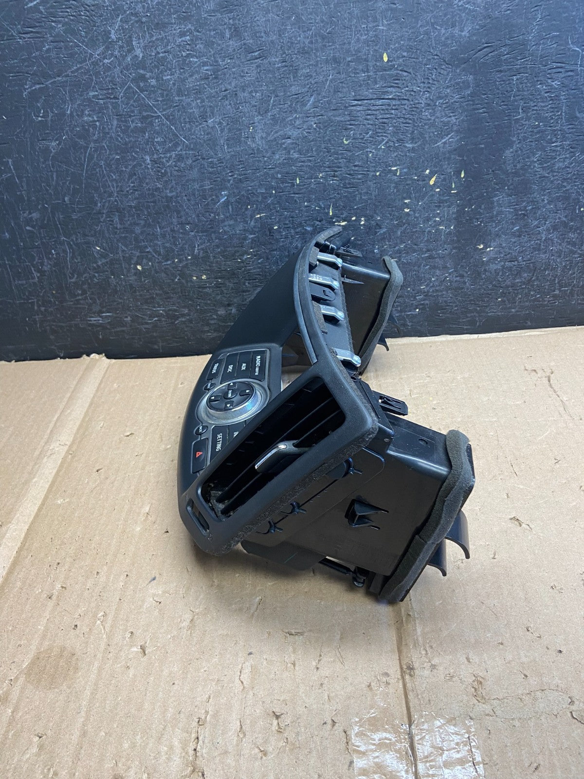 2010 to 2013 Infiniti G37 Radio Player Climate Control Panel Bezel AI2744 DG2