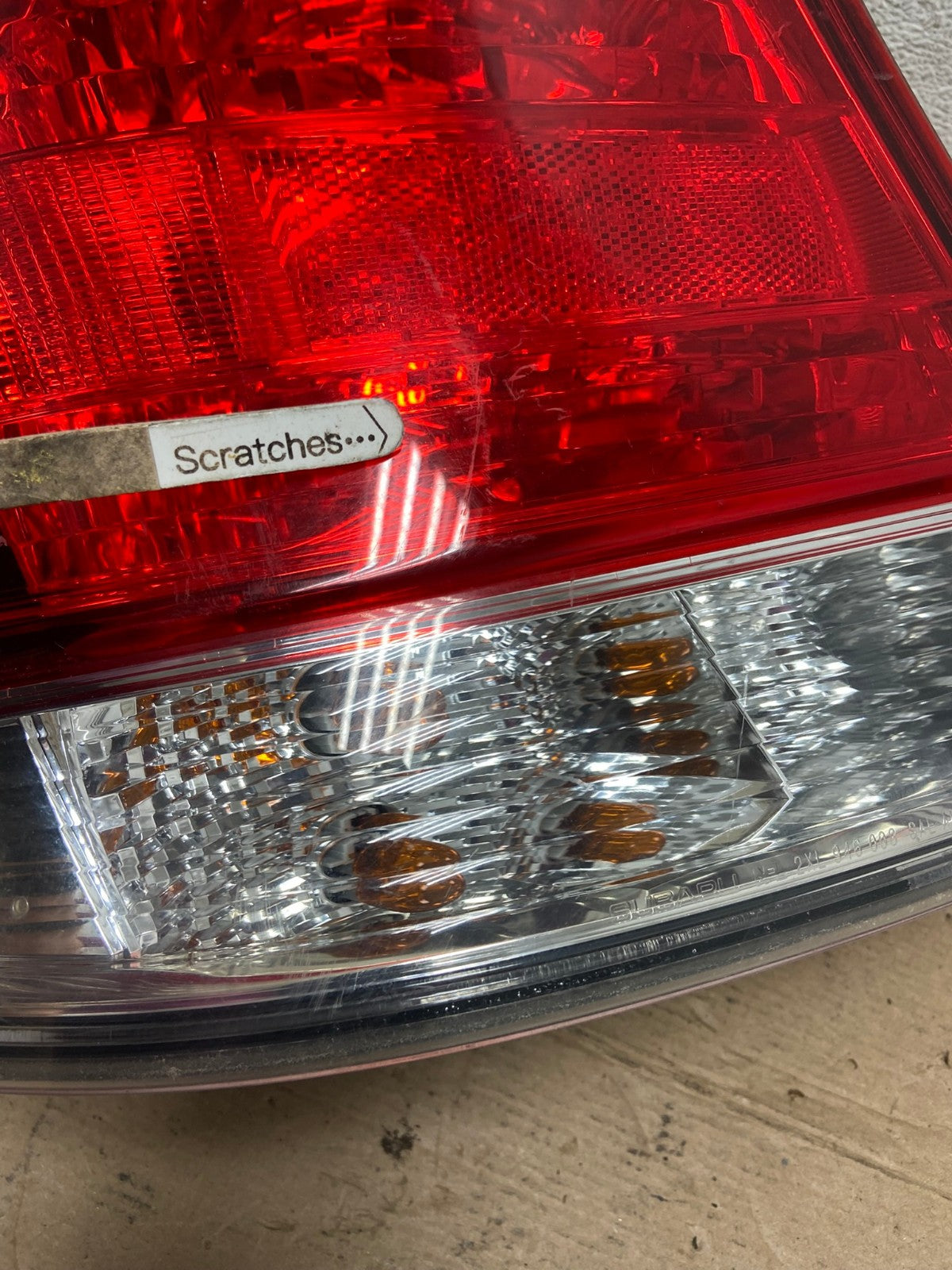 2010 to 2014 Subaru Legacy Left Driver LH Side Tail Light AF4498 LK3