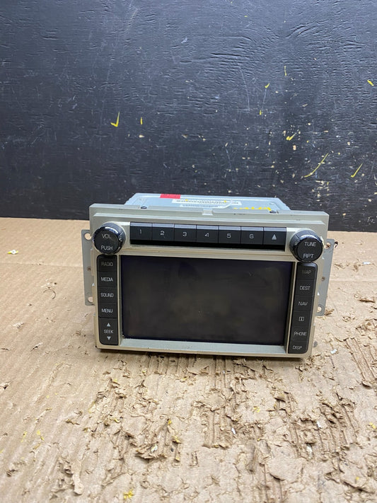 2009 Lincoln Mkx Am Fm Cd Player Radio Navigation Screen Display V7664 DG0