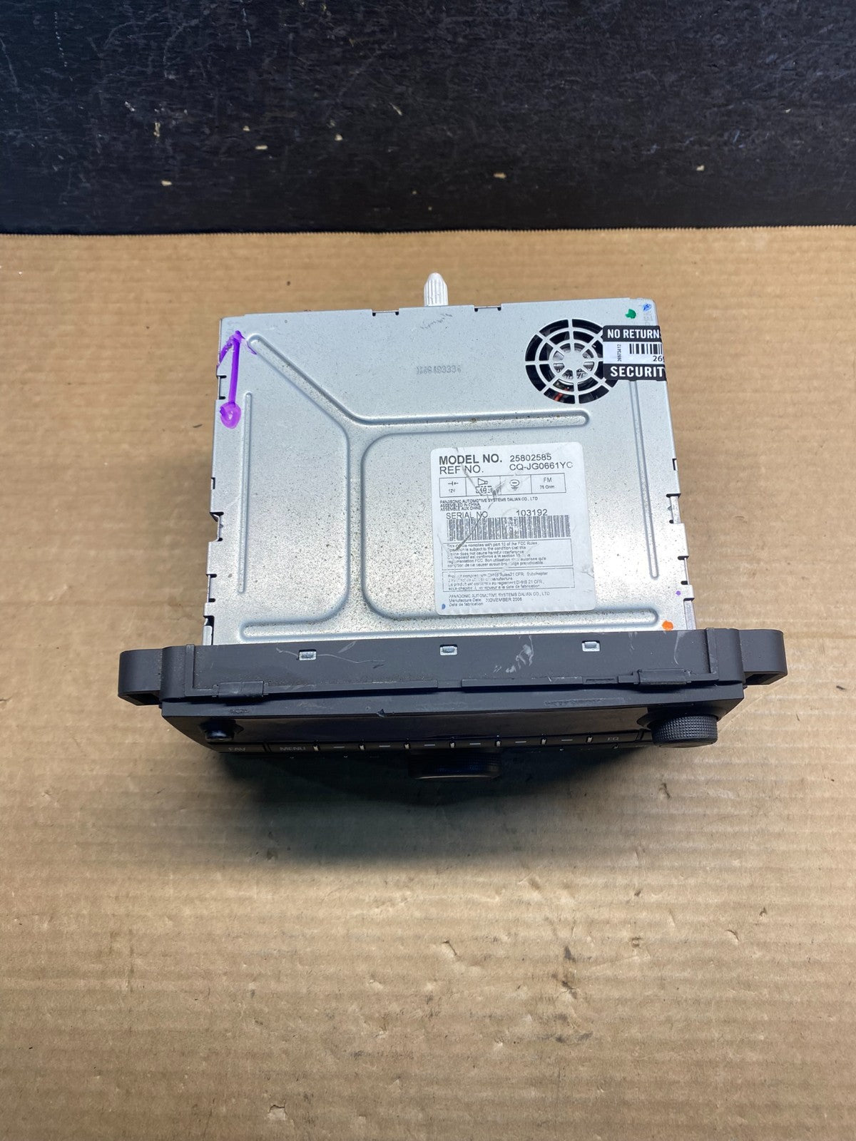 2007 - 2014 Chevrolet GMC Cadillac Buick AM FM CD Radio USB Aux mp3 af7827 DG3