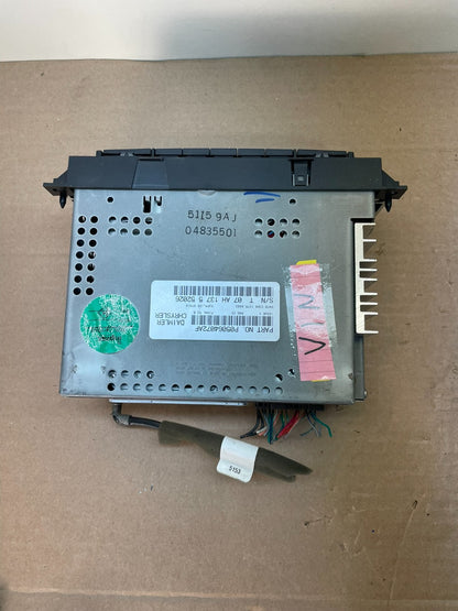 2005 2008 Jeep Dodge Chrysler Screen Display CD Player Satellite Radio AI0560 DG7