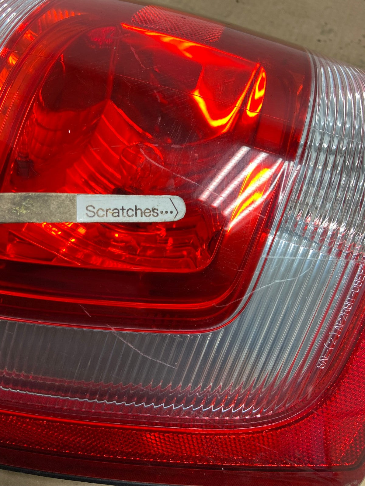 2008 to 2012 Ford Escape Left Driver LH Side Tail Light AE9360 LK3