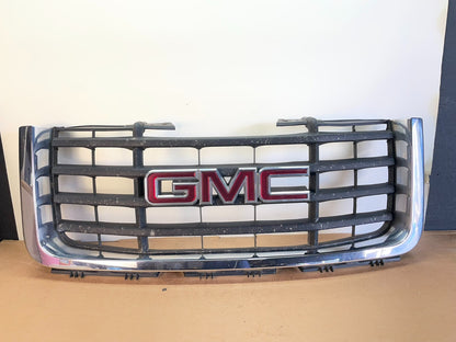 2007 to 2013 GMC Sierra 1500 Front Upper Chrome Grill Grille AG08400