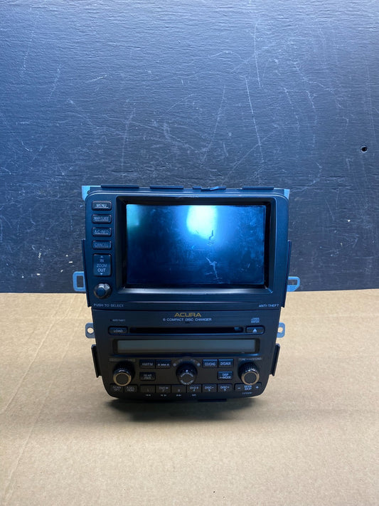 2005 to 2006 Acura Mdx Radio Stereo 6 CD Player Screen Display ah2011 DG0