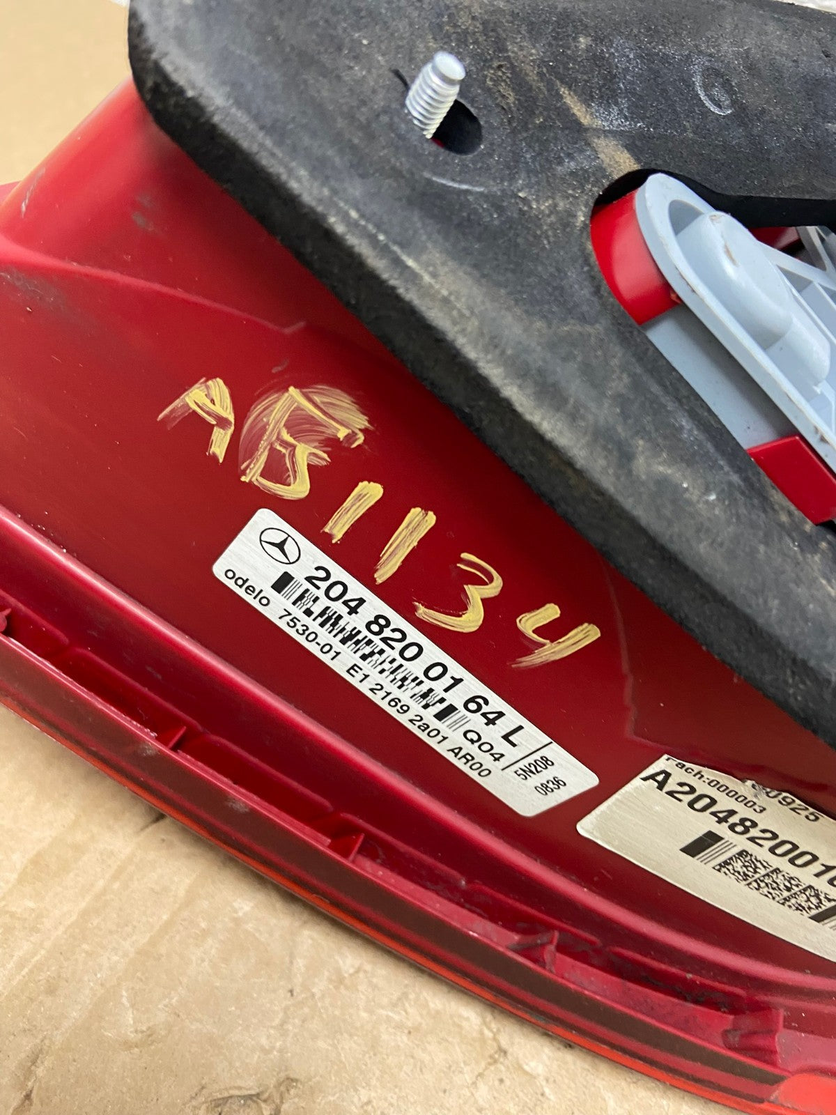 2008 2009 2010 2011 Mercedes C-Class Left Driver Side Tail Light AG1134 LK6