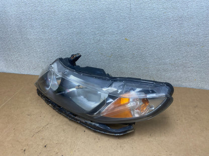 2009 2010 2011 Honda Civic Sedan Left Driver LH Headlight Halogen X5358 DW1