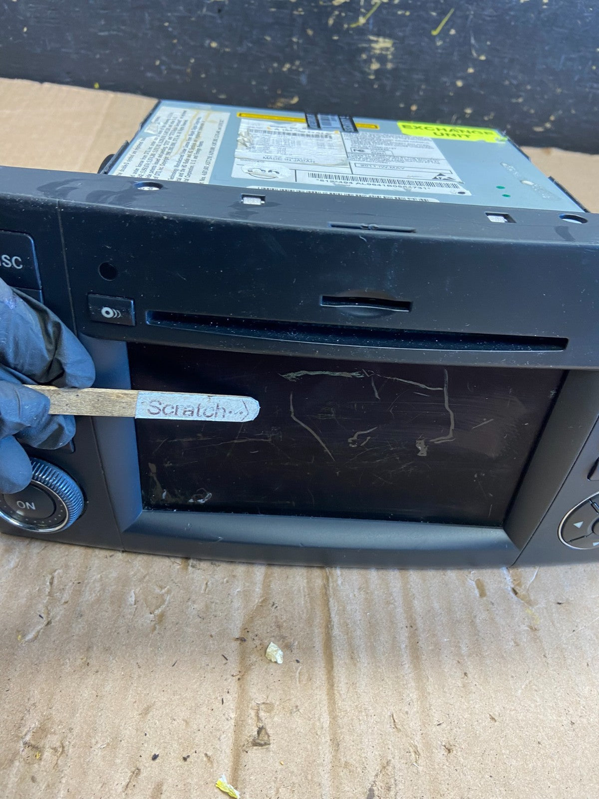 2009 to 2012 Mercedes ML350 GL450 Radio Navigation Screen Display aa7953 DG1