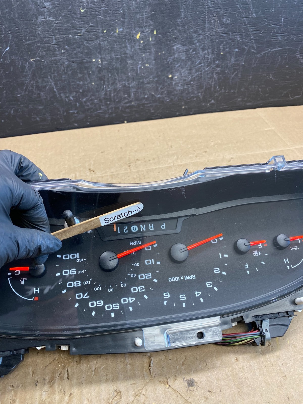 2006 Ford E350 Gauge Speedometer Cluster AC9054 DW3