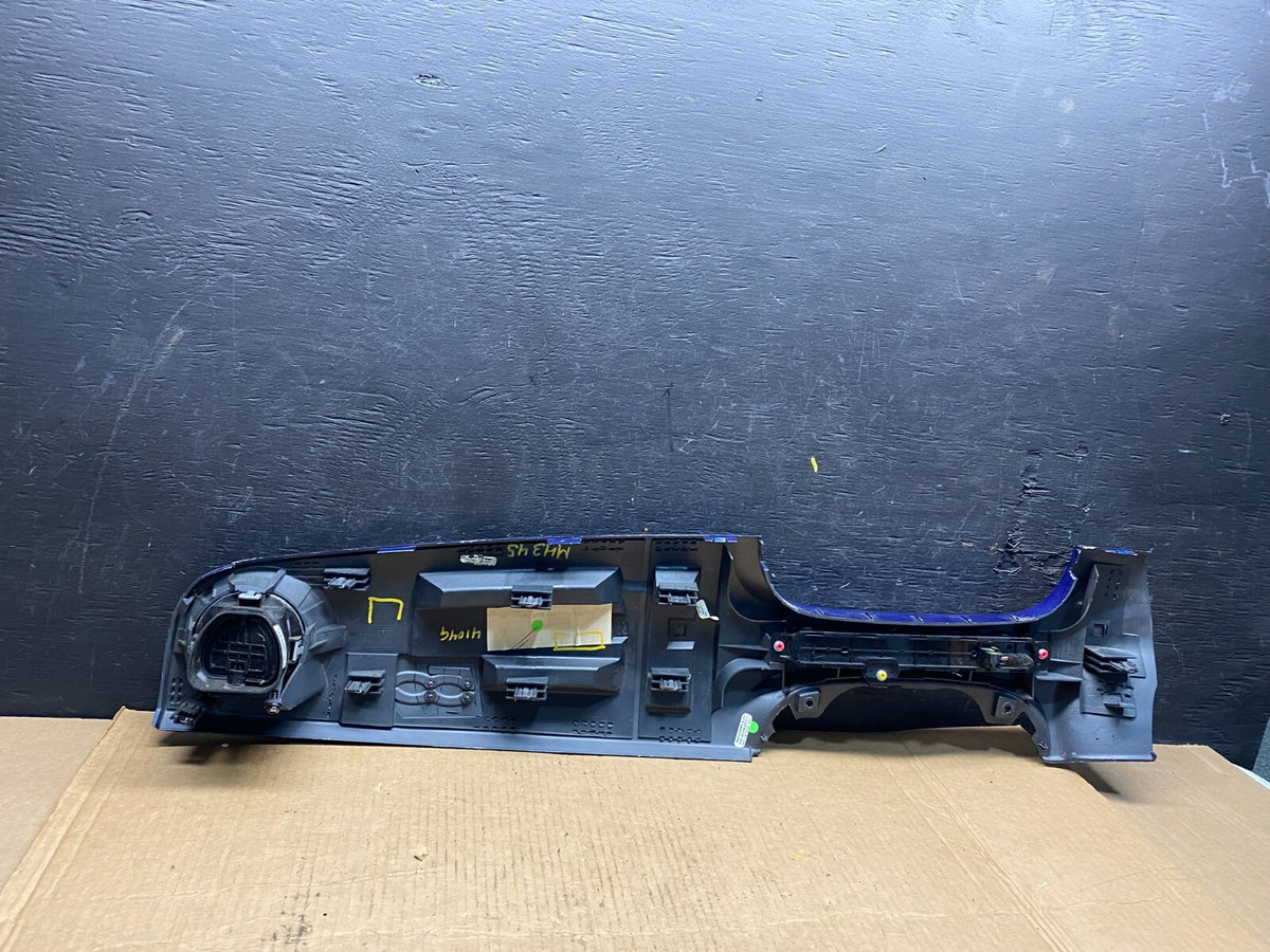 2012 to 2019 Fiat 500 Front Center Dashboard Vent Trim Bezel Blue M4345 PS5