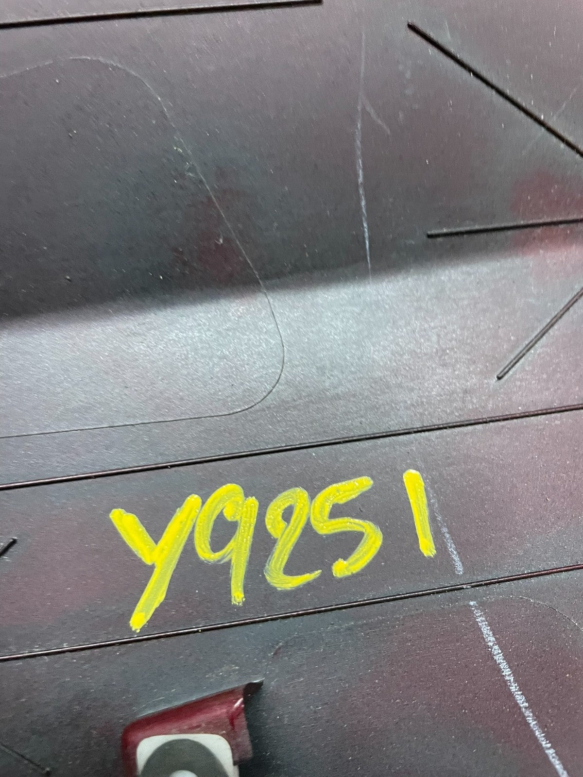2011 to 2018 Dodge Grand Caravan Tail Gate Trim Molding W/O Camera OEM Y9251 DG16