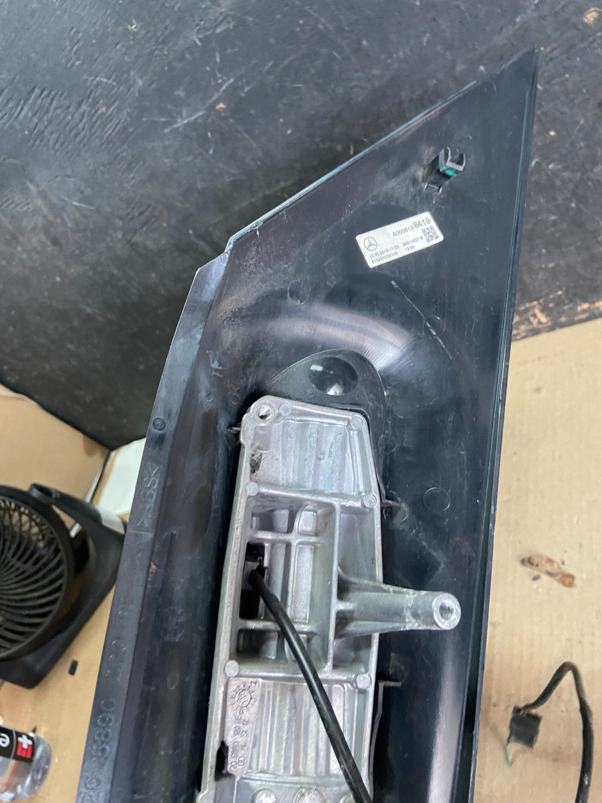 2007 to 2017 Mercedes-Benz Sprinter Right Passenger View Door Mirror OE Q5394 DG4