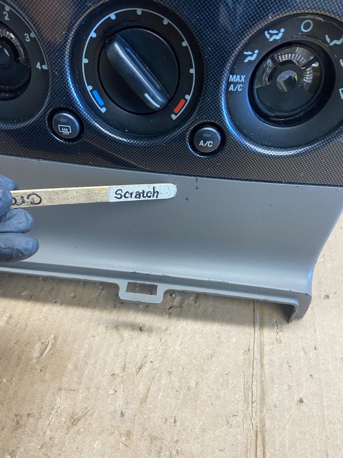2006 - 2010 Ford Explorer Radio Heater Climate A/C Control Bezel Trim AE4045 DG1