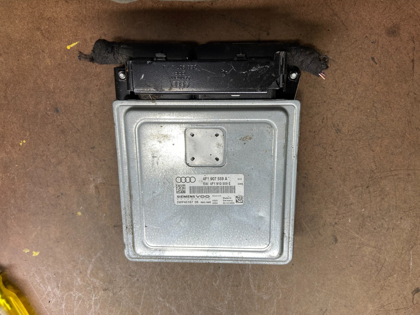 2006 to 2008 Audi A6 3.2L Engine Computer Module ECM 4F1910559E I1968 PS1