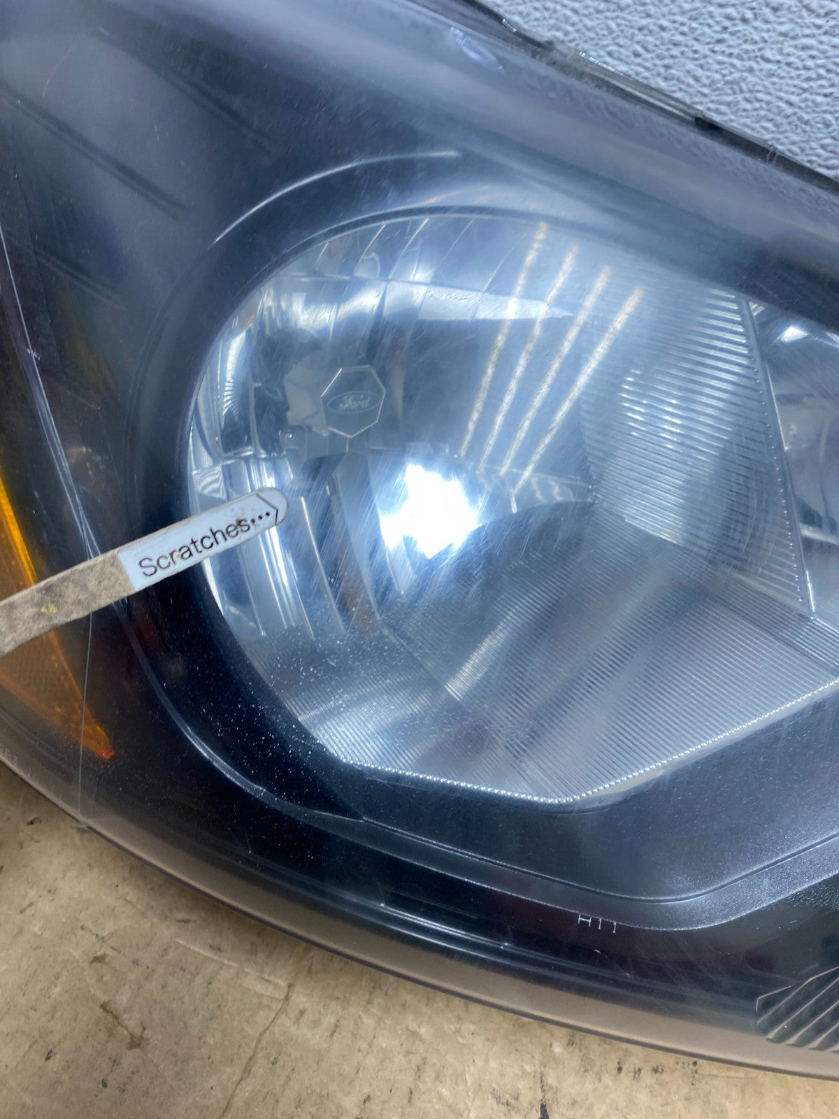 2015-2019 Ford Transit VAN Right Passenger Halogen Black Headlight AD4733 DW3