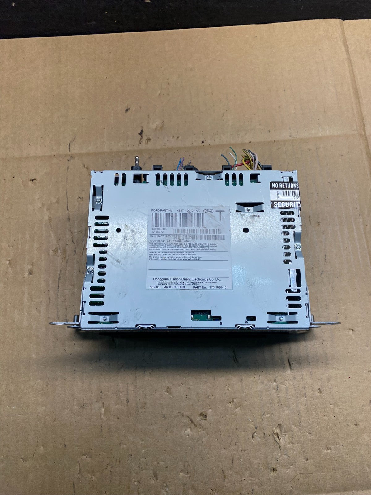 2017 2018 2019 Ford Explorer Audio Equipment Radio Receiver AM FM CD AI9969 DW4