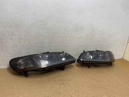 1998 to 2002 Honda Accord Black LED Left+Right Set Side Headlights W5123 DG2
