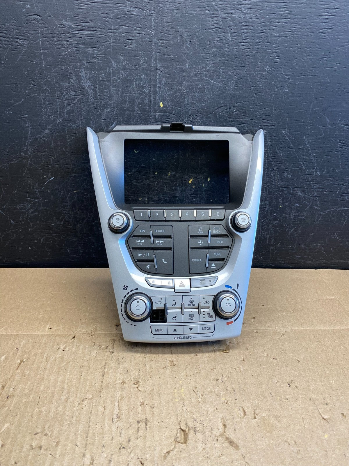 2012-2015 Chevy Equinox Terrain Radio Face Climate Control Panel Bezel AC6793 DG0