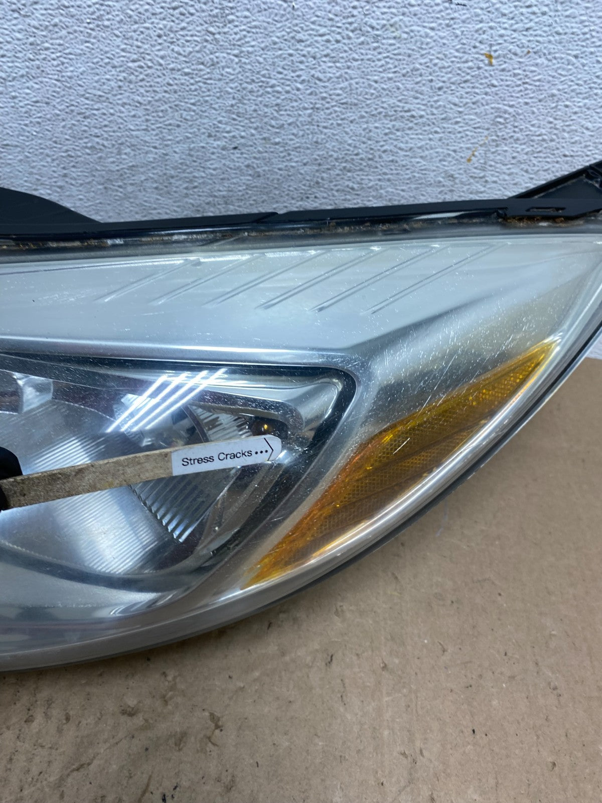 2012 2013 2014 Ford Focus Left Driver Lh Side Halogen Headlight AE6508 DW4