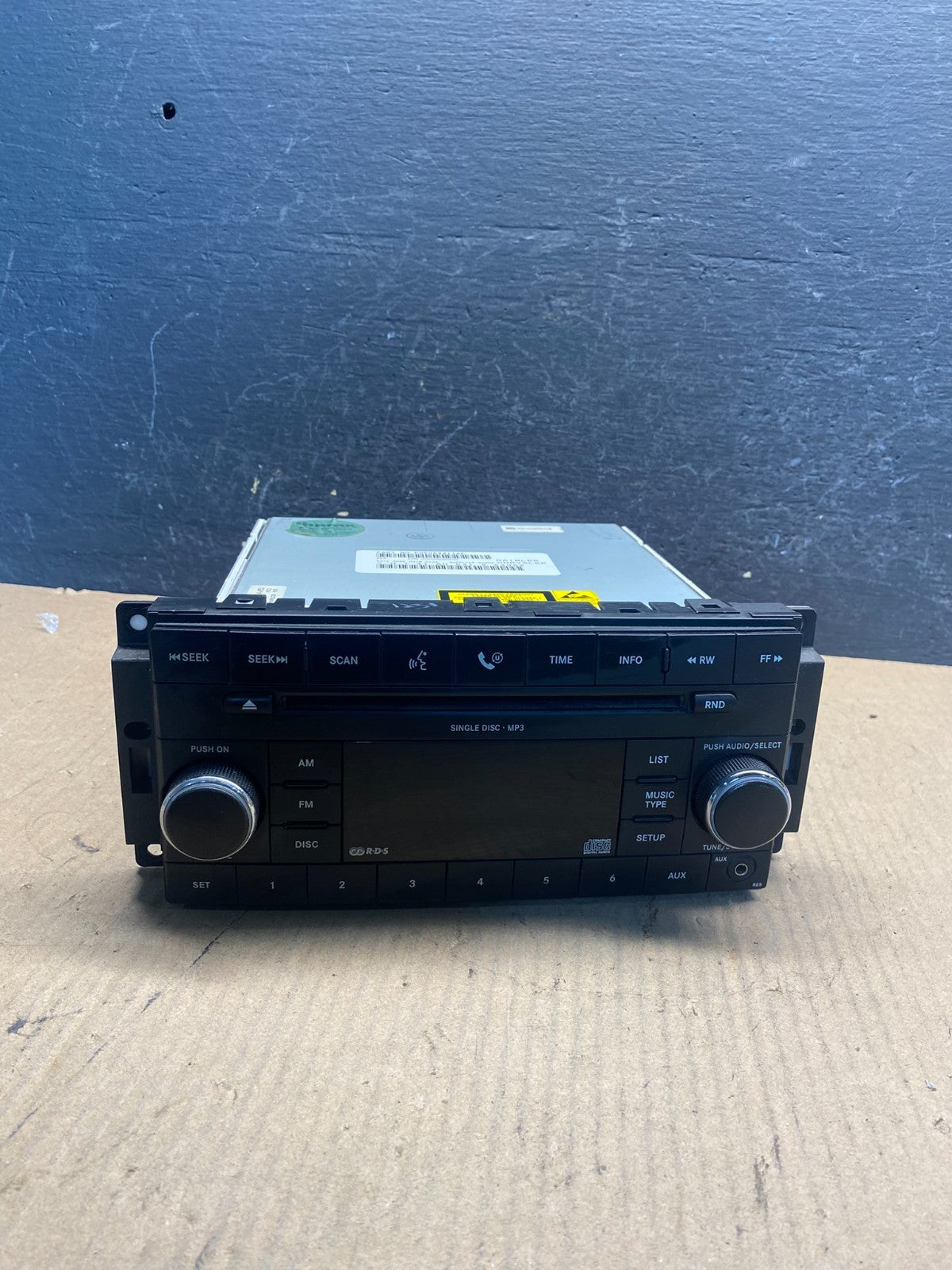 2007-2012 Chrysler Dodge Jeep Ram Radio CD MP3 AUX Receiver AE7723 DW0