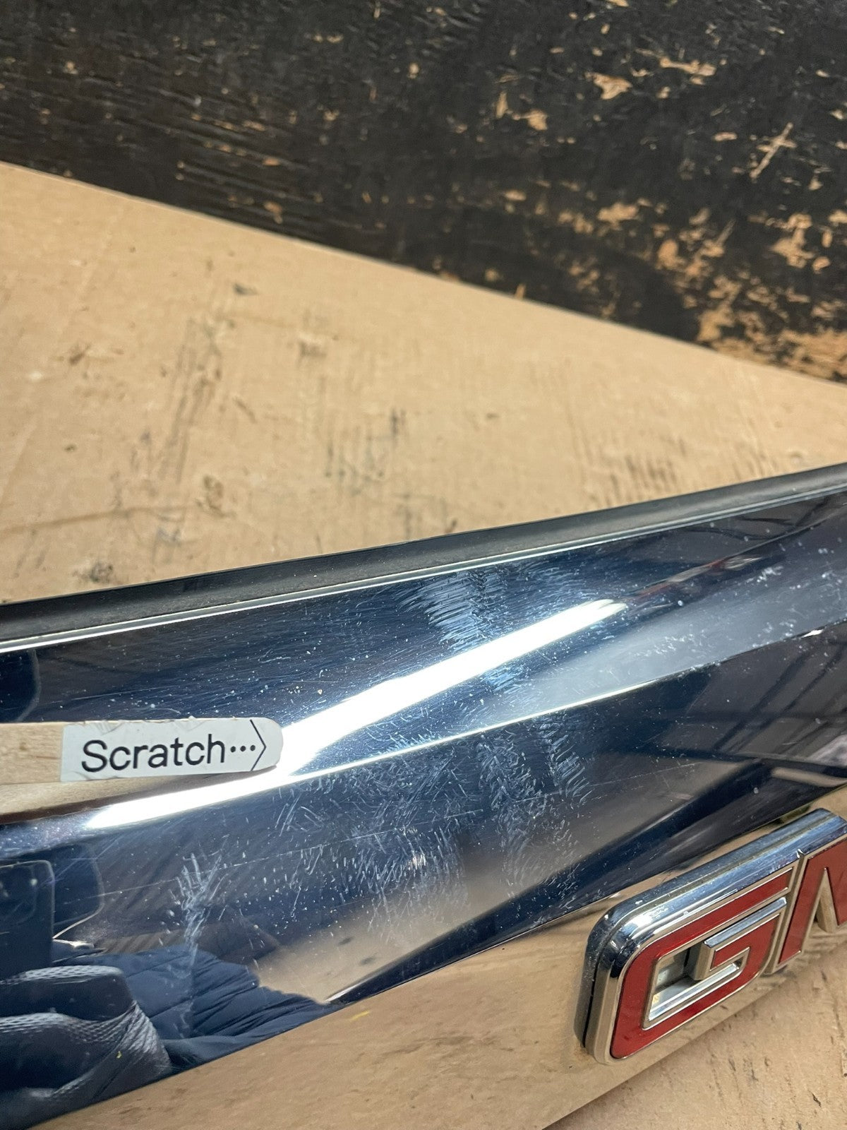 2010-2015 Gmc Terrain Lift Gate Handle Trim Back Up Camera Chrome Panel z5846 DG3