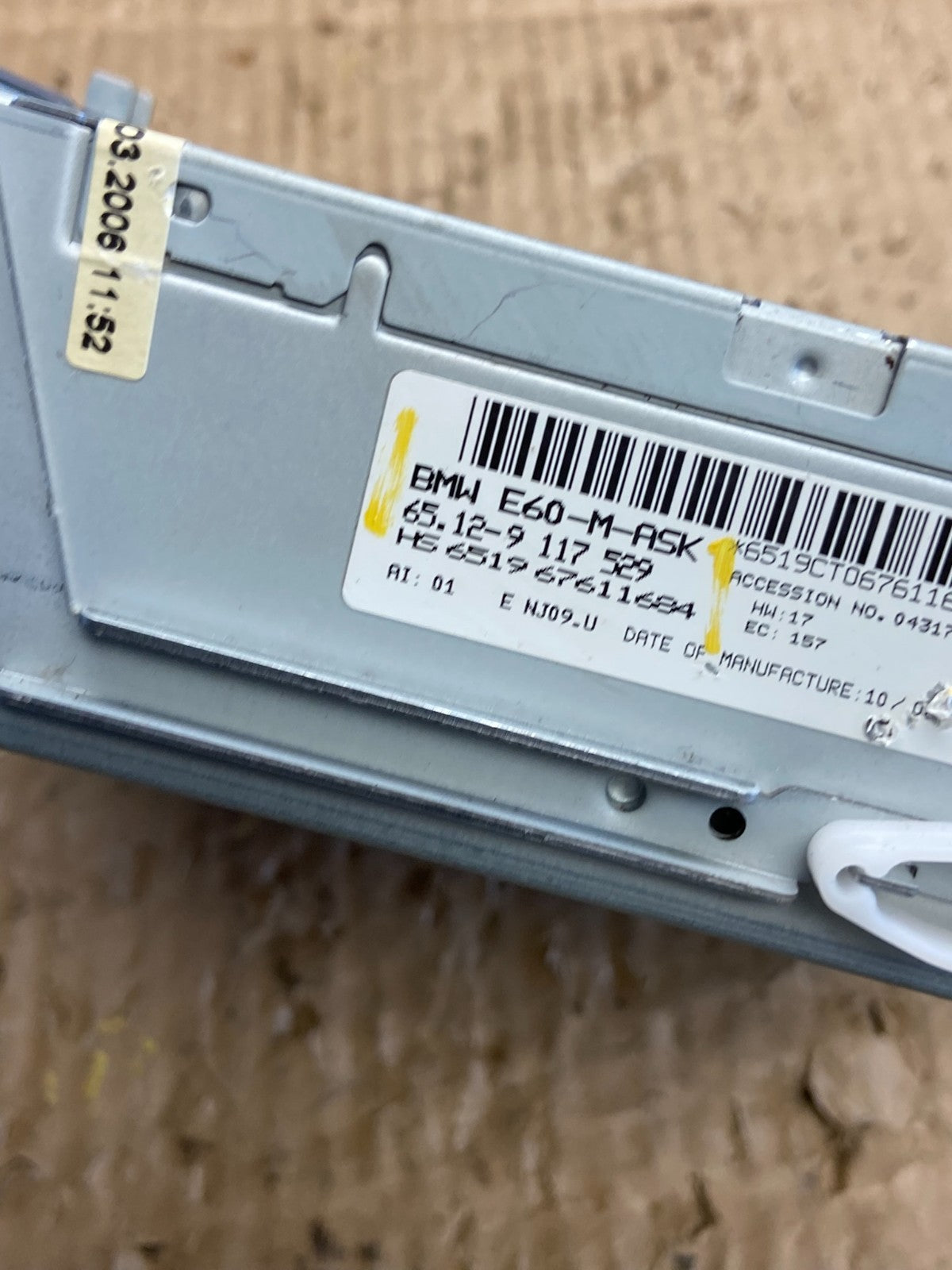 2004 - 2007 Bmw E60 525i 530i Radio DVD CD Player AM/FM AD1944 DG5