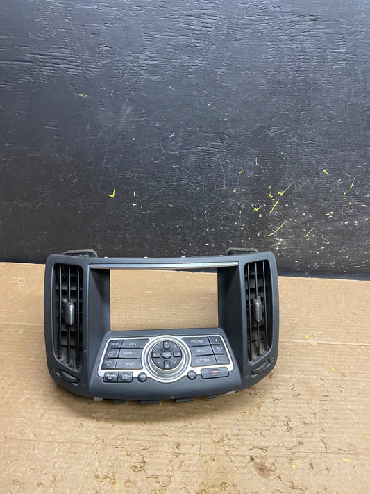 2008 - 2012 Infiniti G35 EX35 Radio Player Screen Panel Bezel W3193 DG0