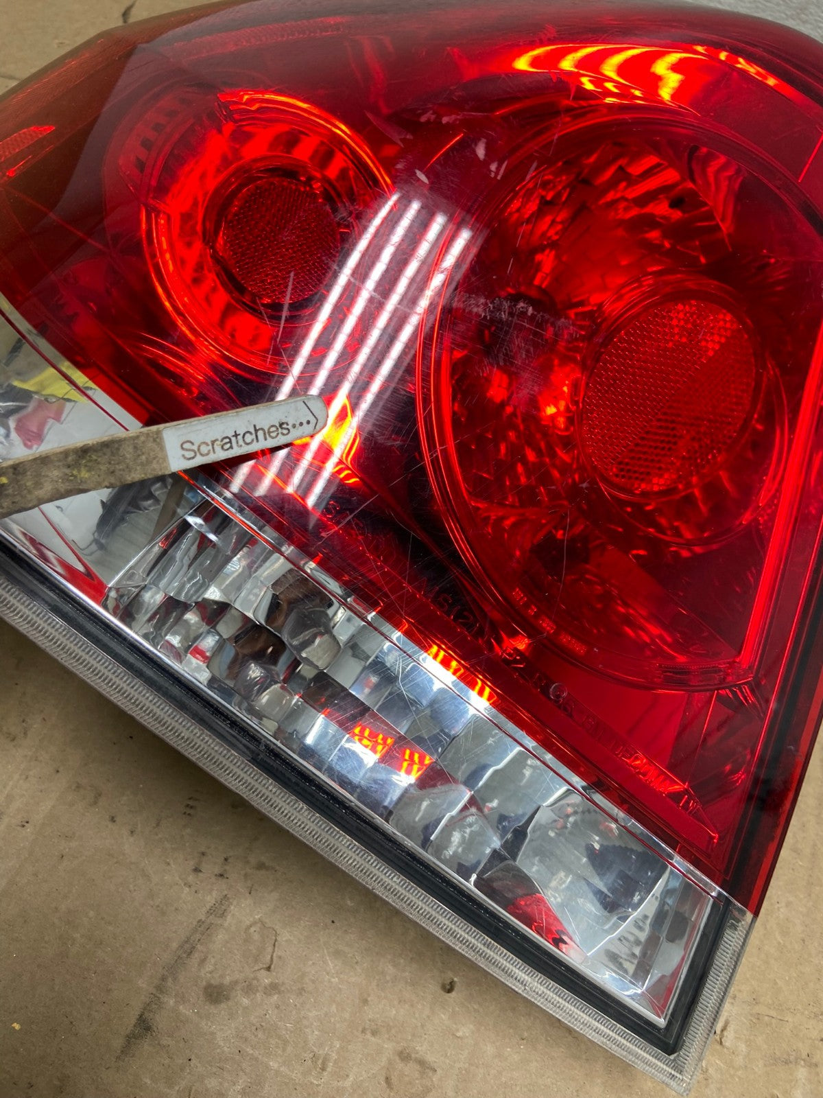2006 to 2012 Chevrolet Impala Left Driver Lh Side Tail Light AG1074 LK3