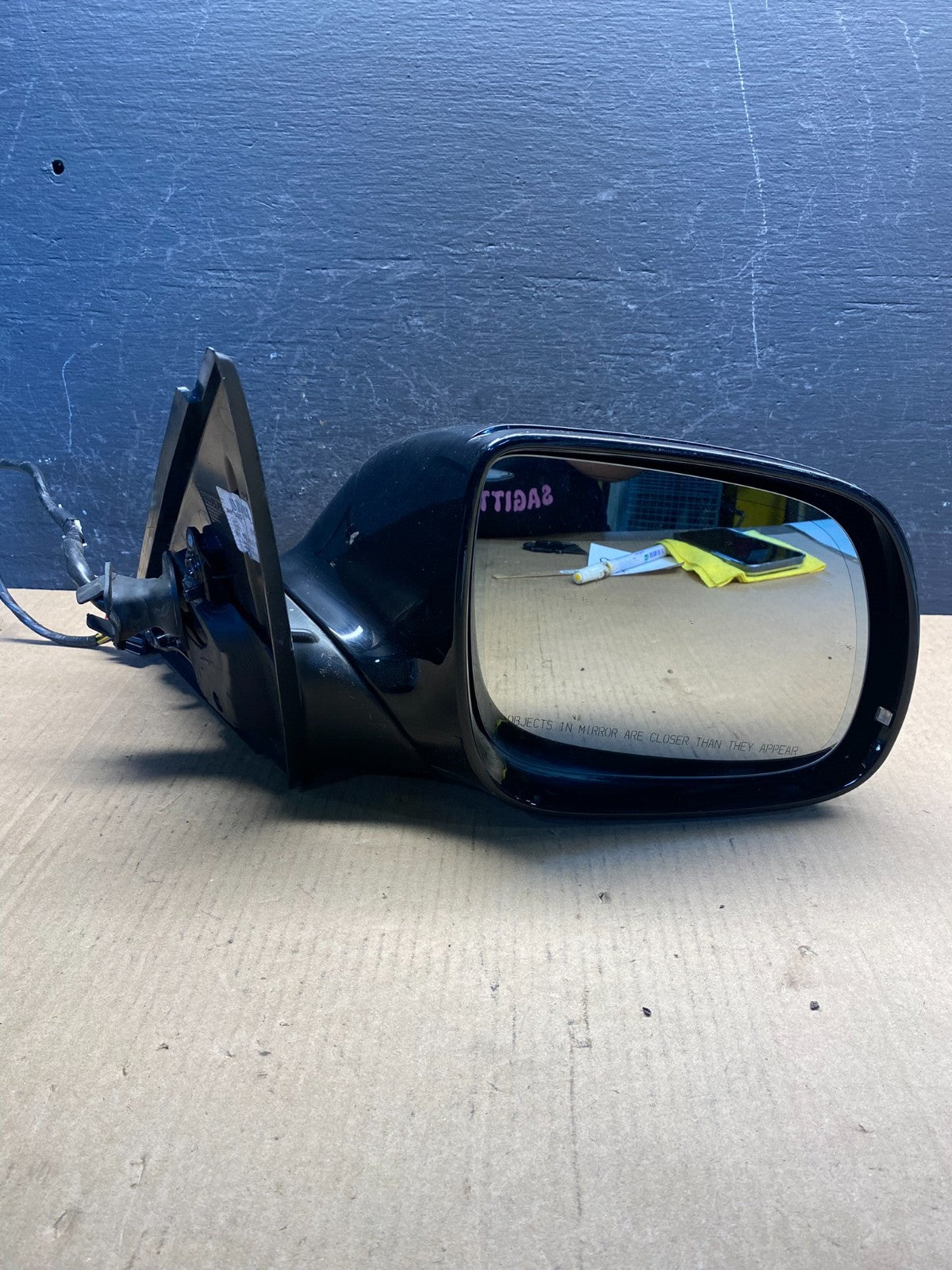 2009 to 2012 Audi Q5 Right Passenger Side Door View Power Mirror AE6315 DW9