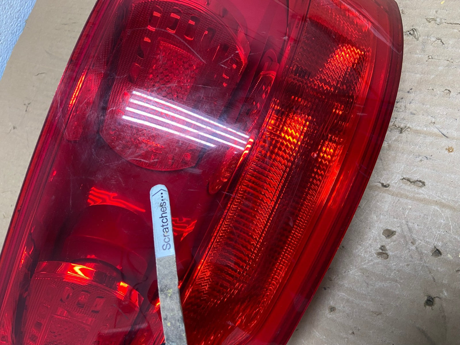 2007 2008 2009 Audi Q7 Right Passenger Rh Side Tail Light AD2429 LK3
