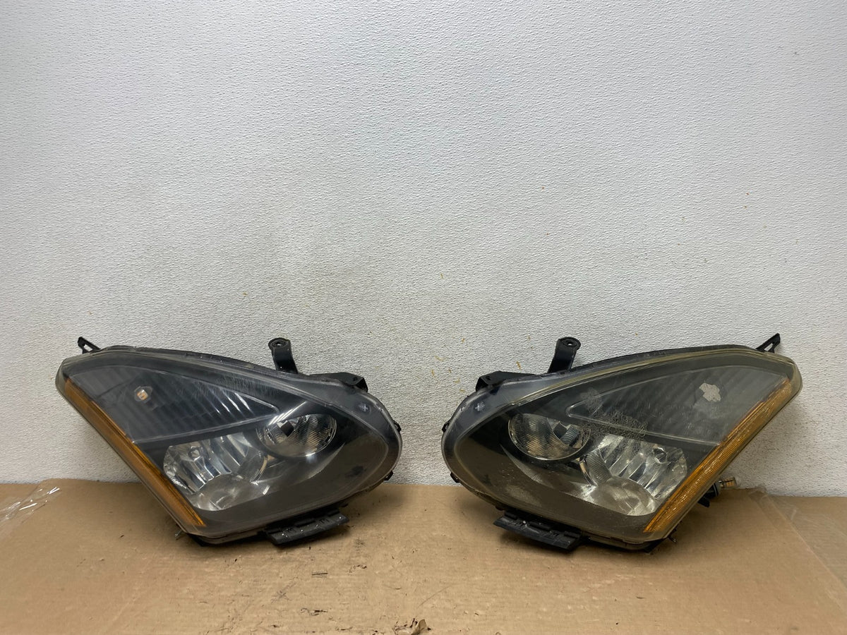 2009-2013 Nissan Rogue Left+Right Side Black Halogen Headlights AI1083 DW0