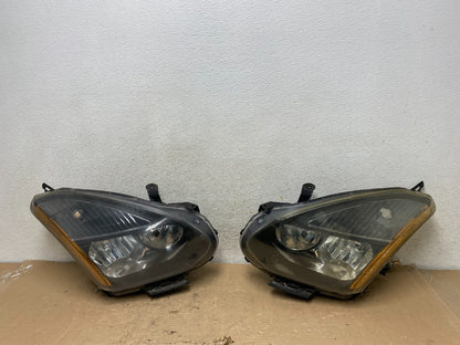 2009-2013 Nissan Rogue Left+Right Side Black Halogen Headlights AI1083 DW0