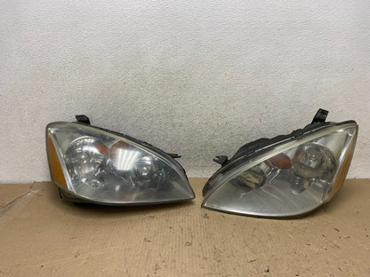 2002 to 2004 Nissan Altima Left+Right Side Set Halogen Headlights AH7648 DW0