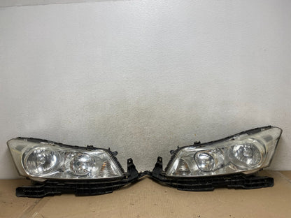 2008 to 2012 Honda Accord Sedan Left+Right Set Halogen Headlights AH6782 DW0