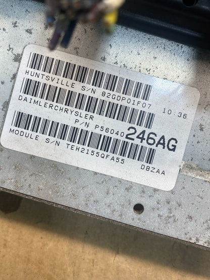 2001 Dodge Durango 5.9L Engine Computer Module ECU PCM ah4759 DG2