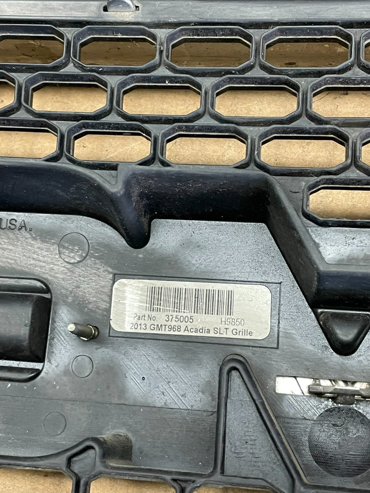 2013 2014 2015 GMC Acadia Front Upper Grill Grille Oem AA9173 DG8