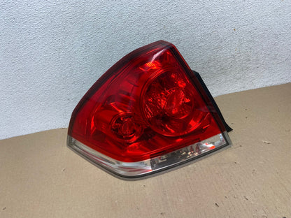 2006 to 2012 Chevrolet Impala Left Driver Lh Side Tail Light AG6838 LK0