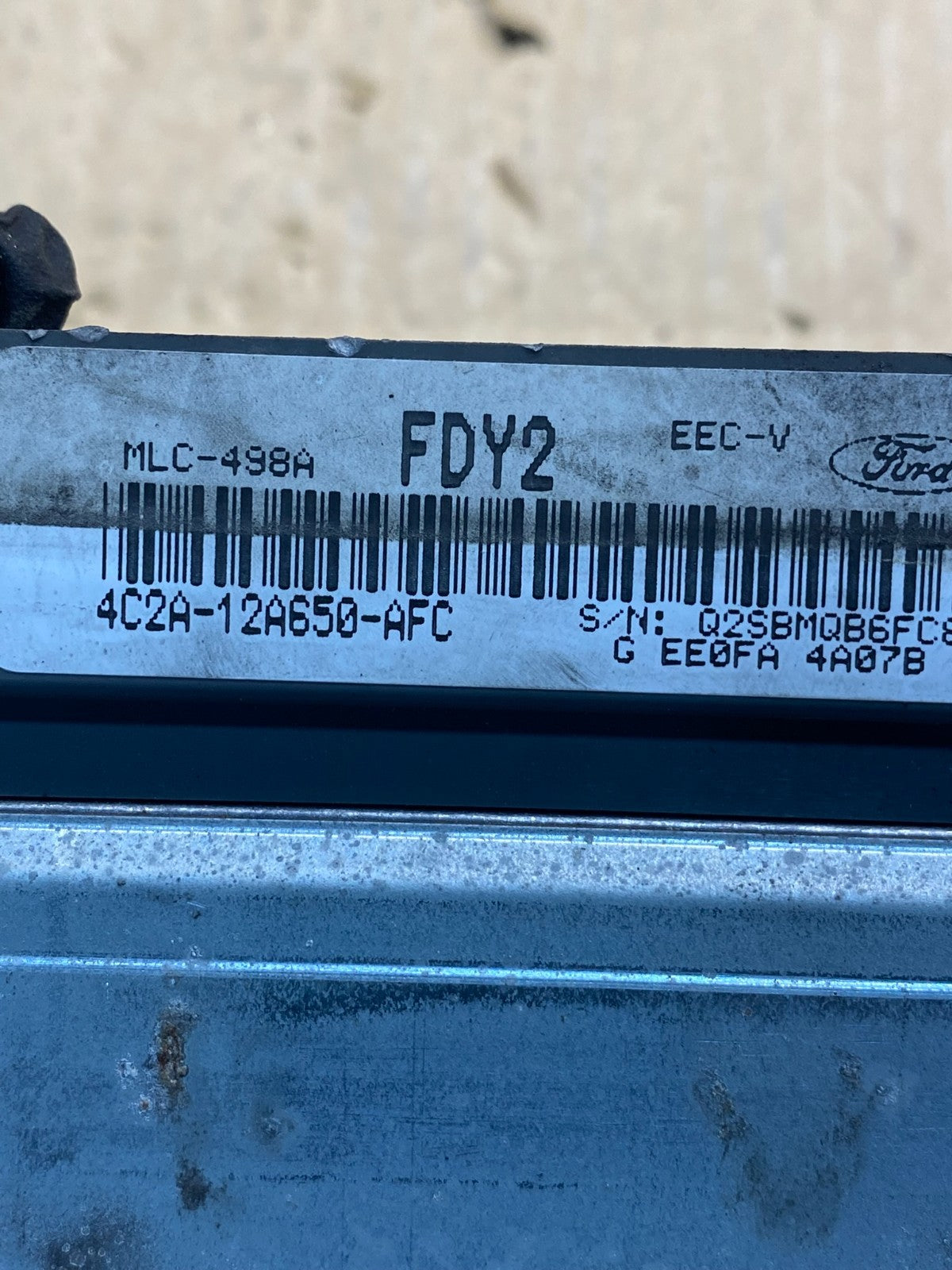 2004 Ford Van E250 E350 5.4L Engine Control Module Unit ECU ag7341 DG2