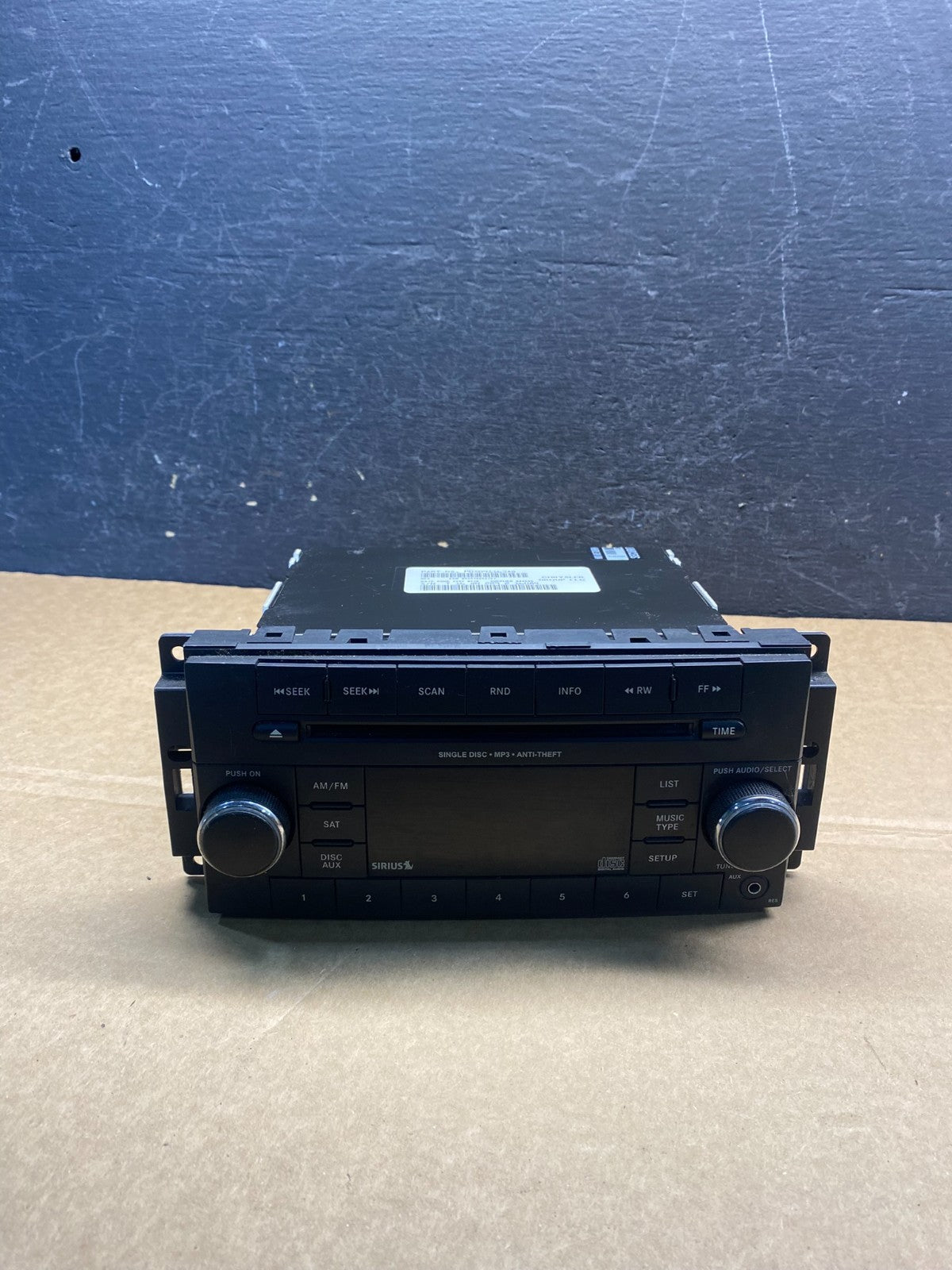 2007-2012 Chrysler Dodge Jeep Ram Radio CD MP3 AUX Receiver AF7859 DG0