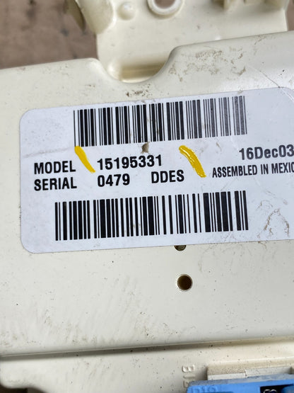 2003 to 2006 Chevrolet Silverado HVAC Heater Climate Control Module AC9498 DG5