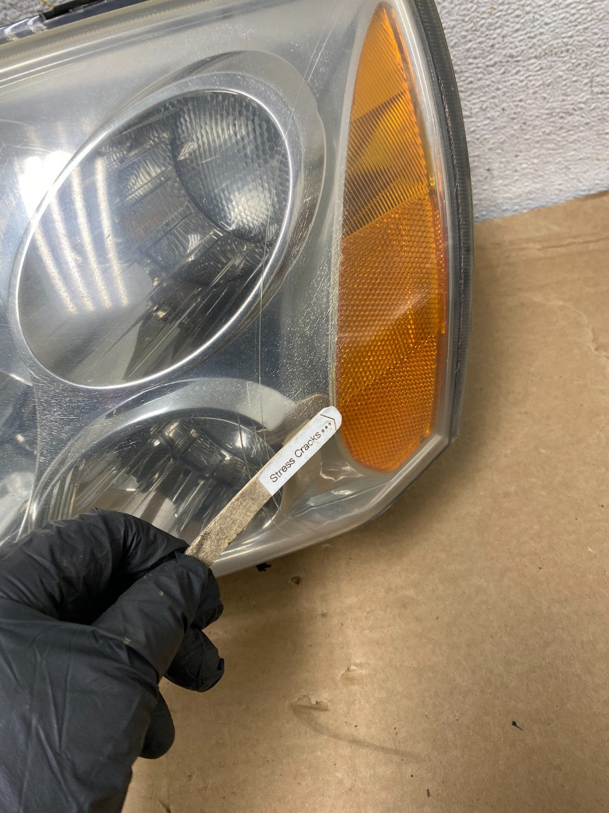 2004 to 2009 Mitsubishi Galant Left Driver LH Headlight Halogen AH8262 DW4