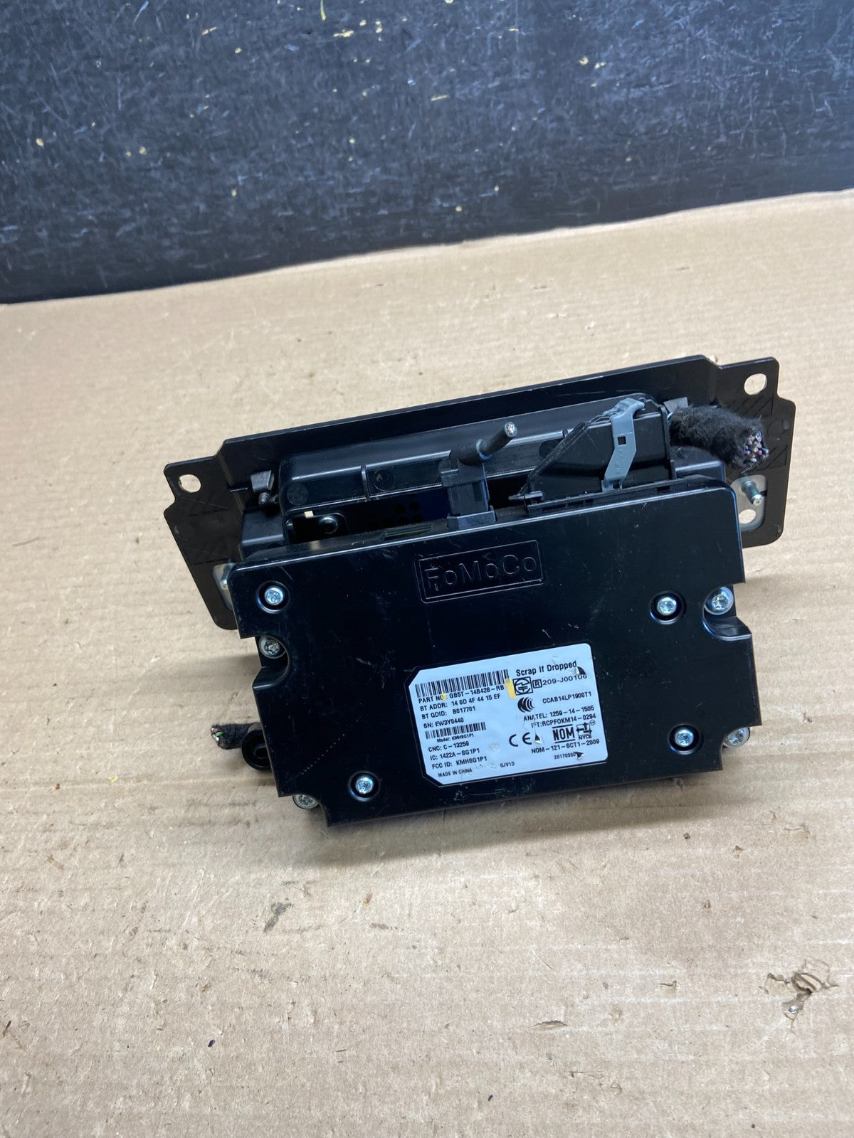 2013 to 2014 Ford Explorer Screen Communication Module gb5t-14b428-rb AH1544 DG3