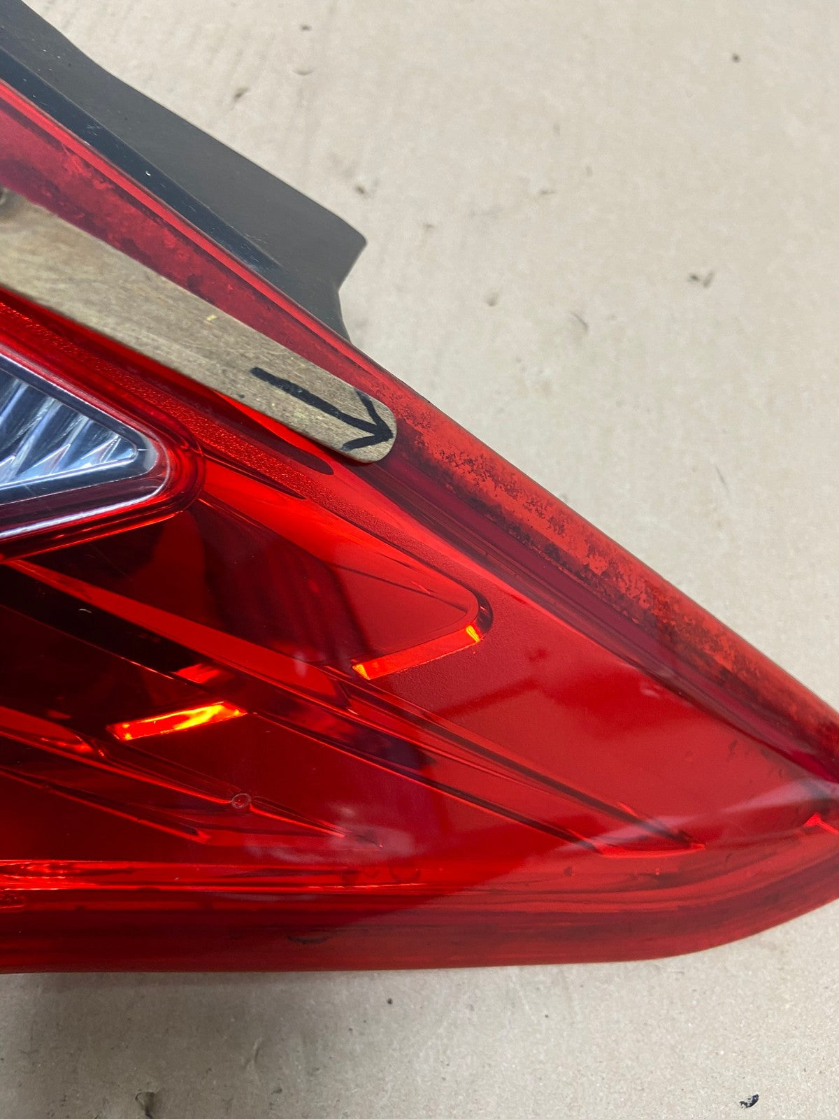 2012 2013 2014 Ford Focus Sedan Right Passenger Rh Side Tail Light AG6653 LK4
