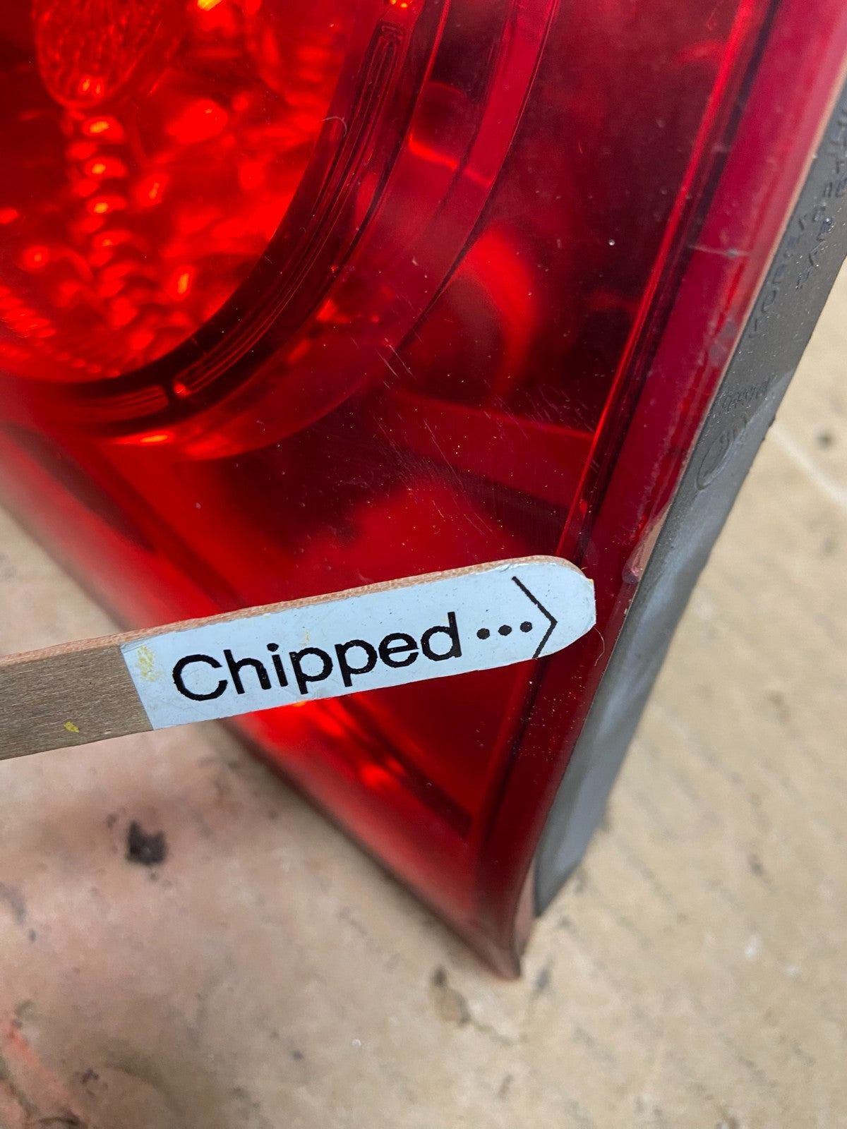 2007 2008 2009 Hyundai Santa Fe Left Driver LH Tail Light Inner Oem AB5296 LK4