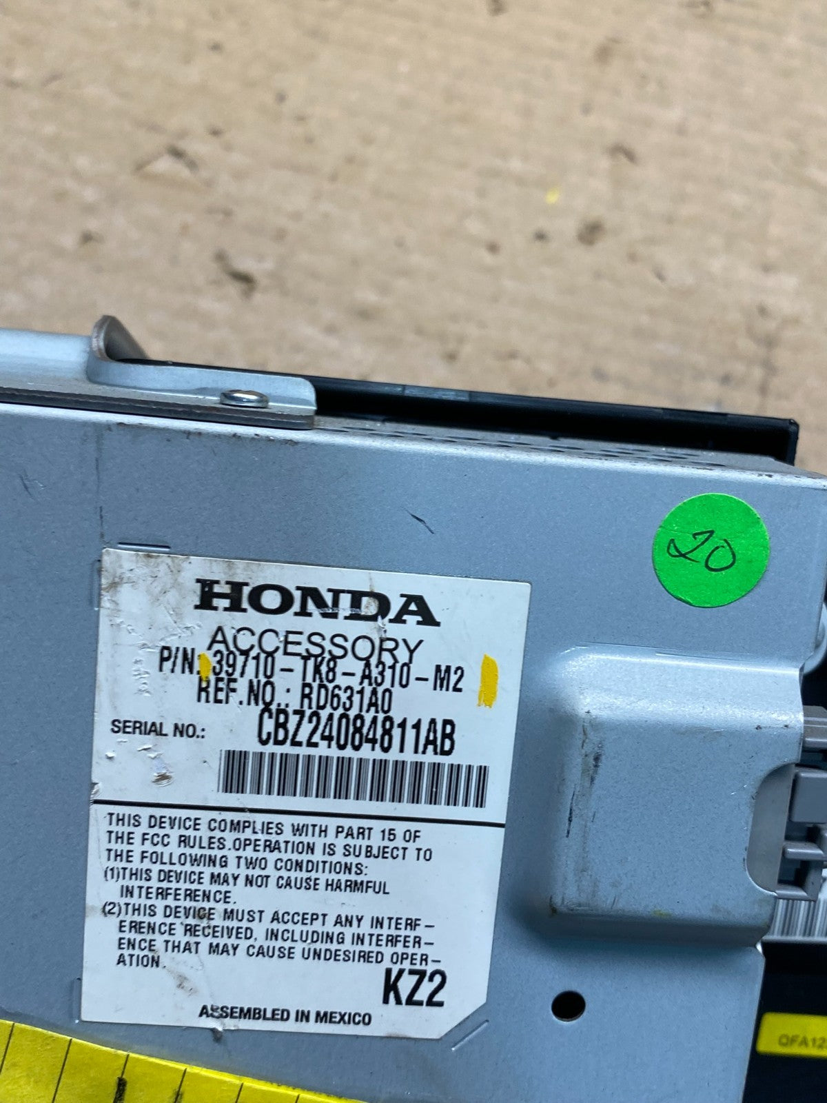 2011 2012 2013 Honda Odyssey Speedometer Instrument Cluster Oem r2807 DG8