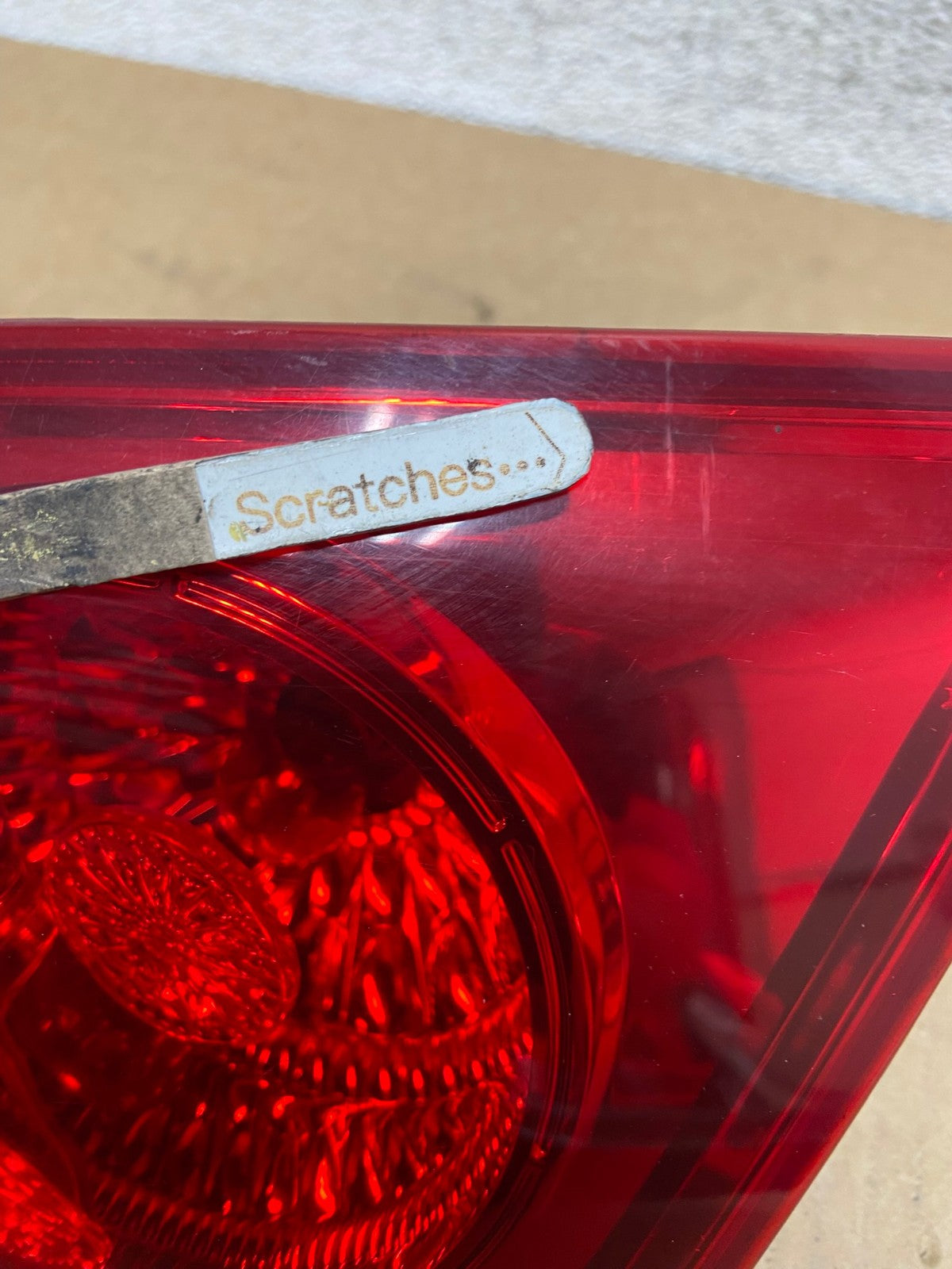 2007 2008 2009 Hyundai Santa Fe Right Passenger Tail Light Inner AI3269 LK3
