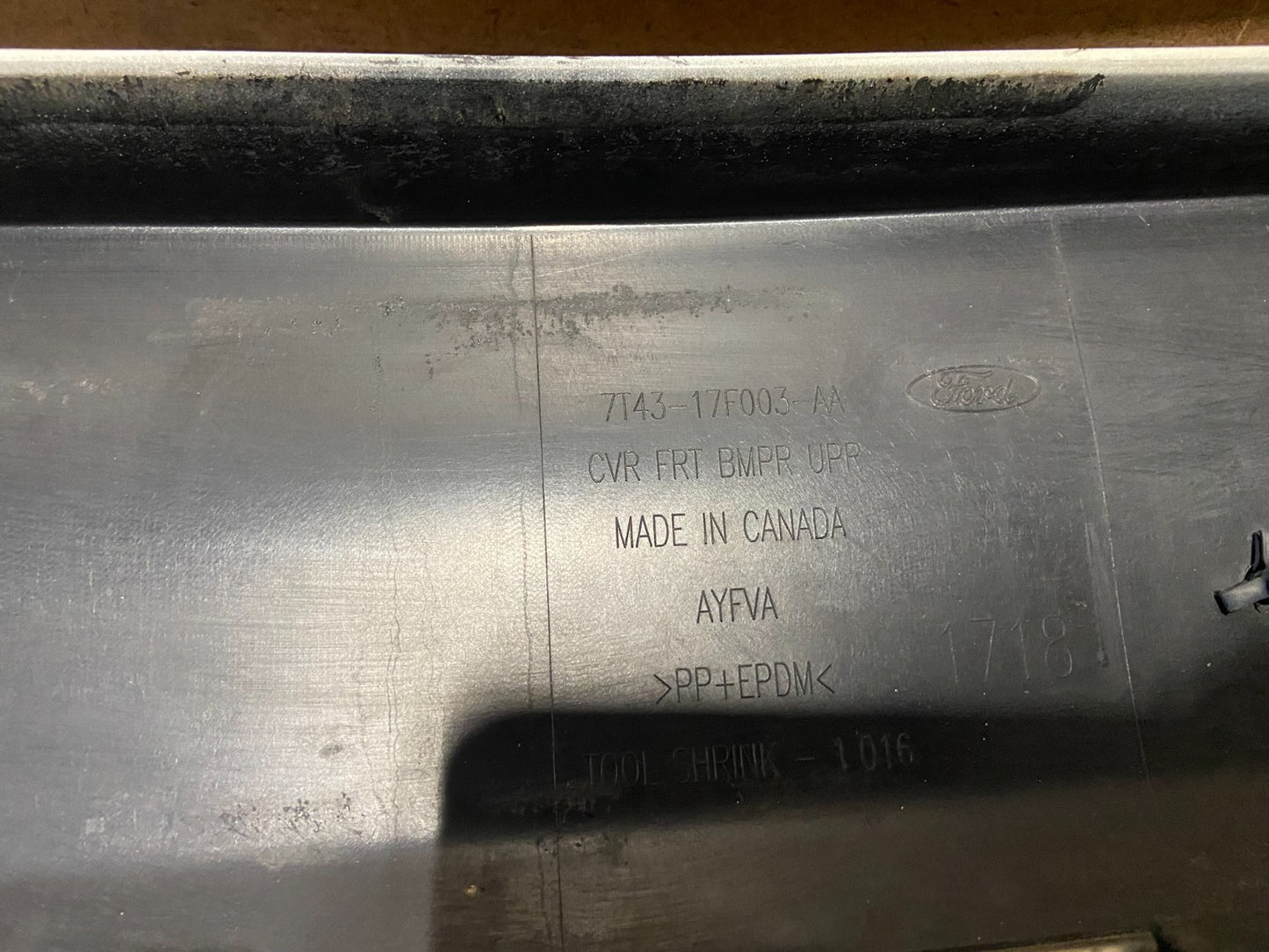 2007 to 2010 Ford Edge Front Bumper Cover Upper AB79098