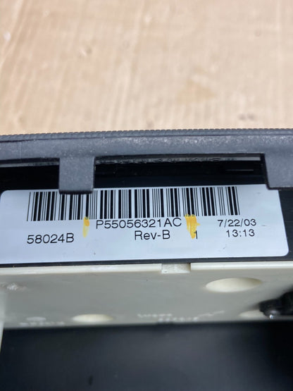 2002 to 2005 Dodge Ram Radio Climate Control Dash Air Vent Bezel Trim AD7244 DG6