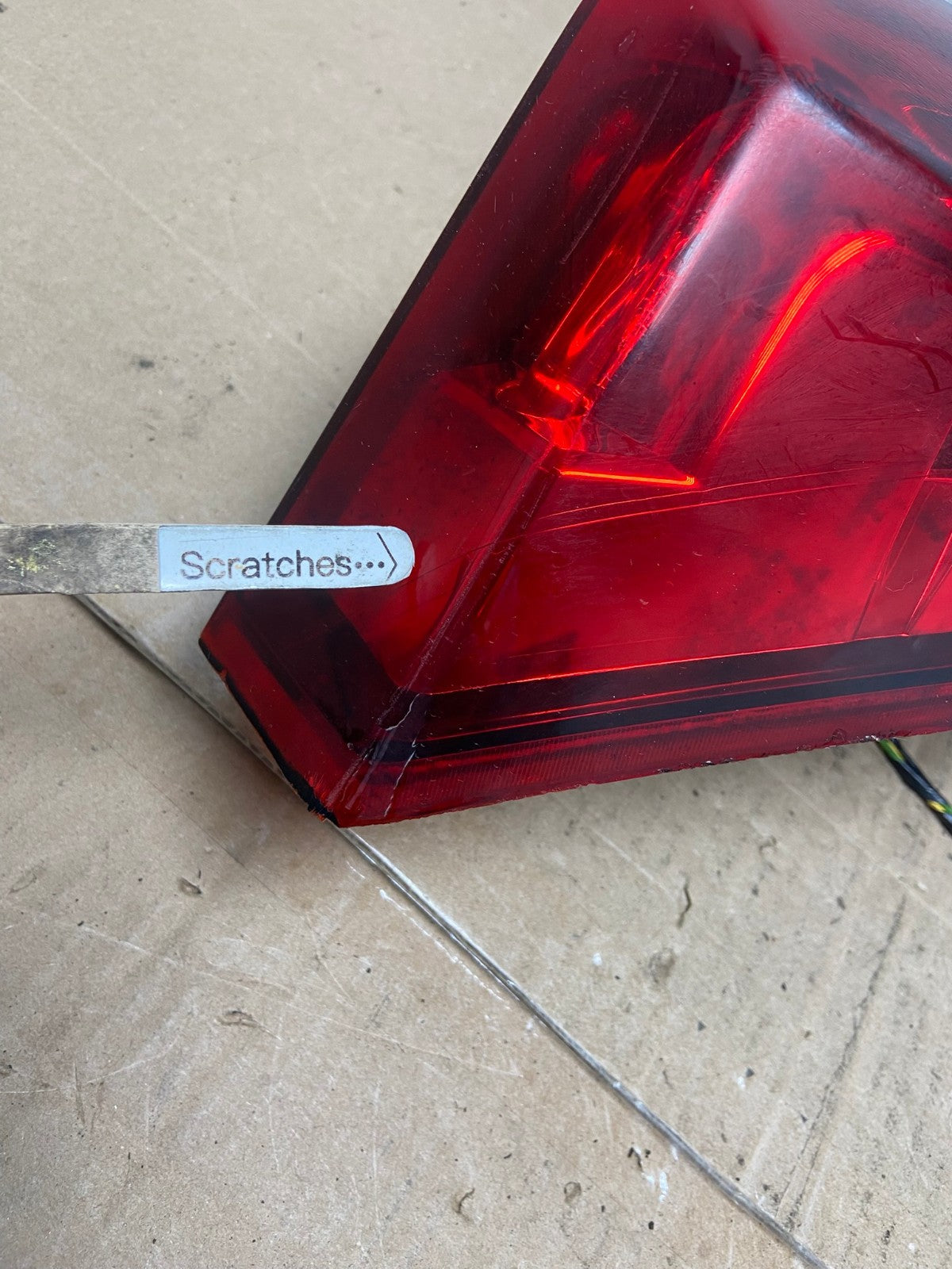 2008 to 2013 Cadillac CTS Left Driver Lh Side Led Side Tail light AE6116 LK3